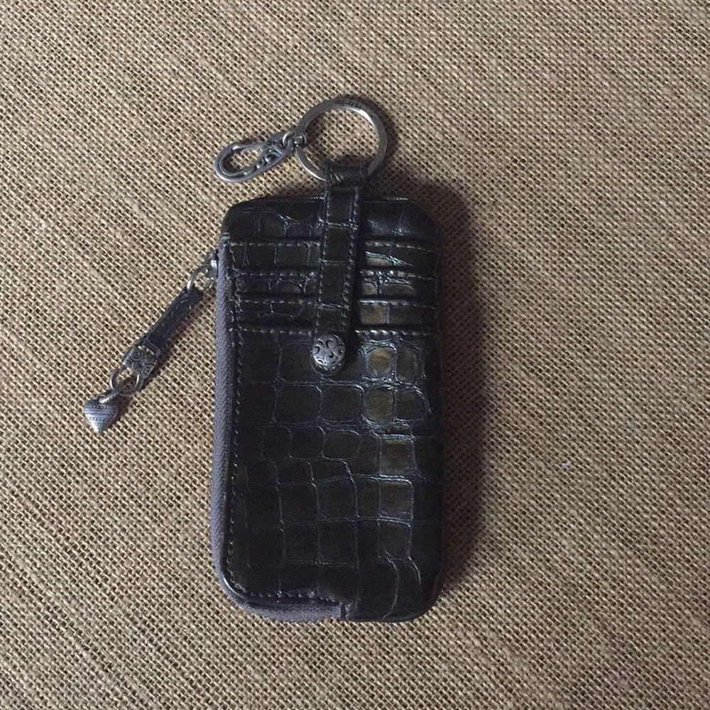 Brighton card/ID holder zippered pouch.